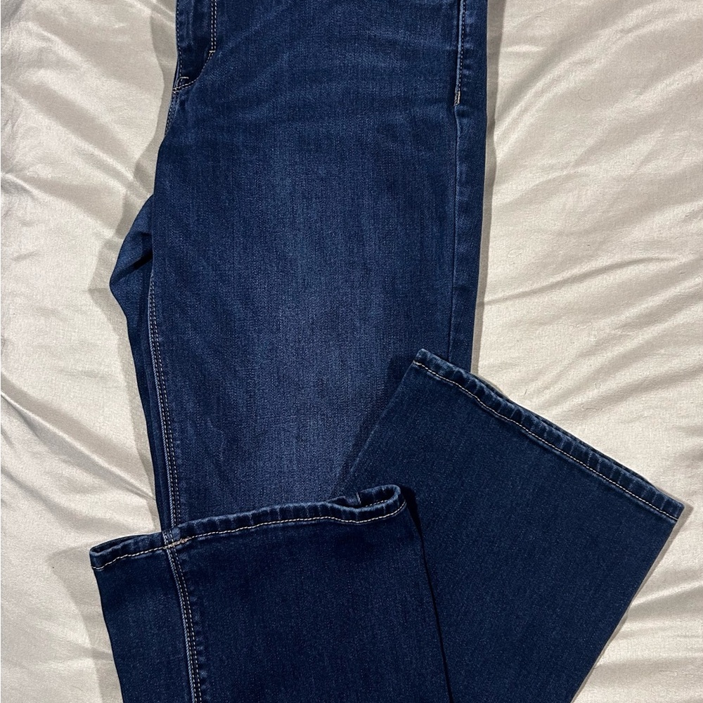 White House Black Market Dark Blue Boot Cut Jeans